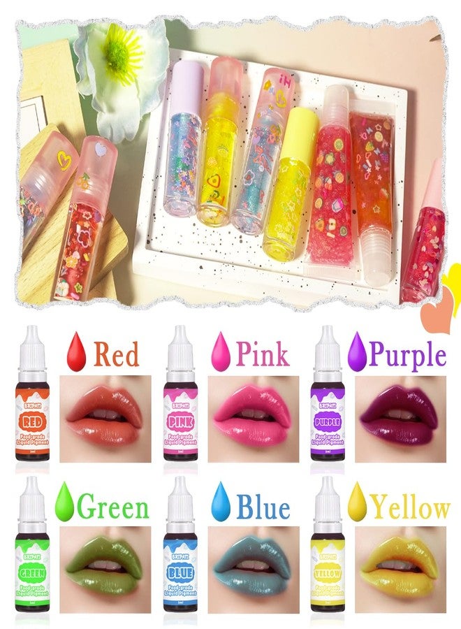 BRIPATI DIY Lip Gloss Making Kit - All-in-One to Make Your Own Lip Care Gloss Set with Clear Base, Pigments, Glitter, Tubes, Fun Creative Gift for Women Girls Makeup Lovers in Christmas Birthdays - Image 3